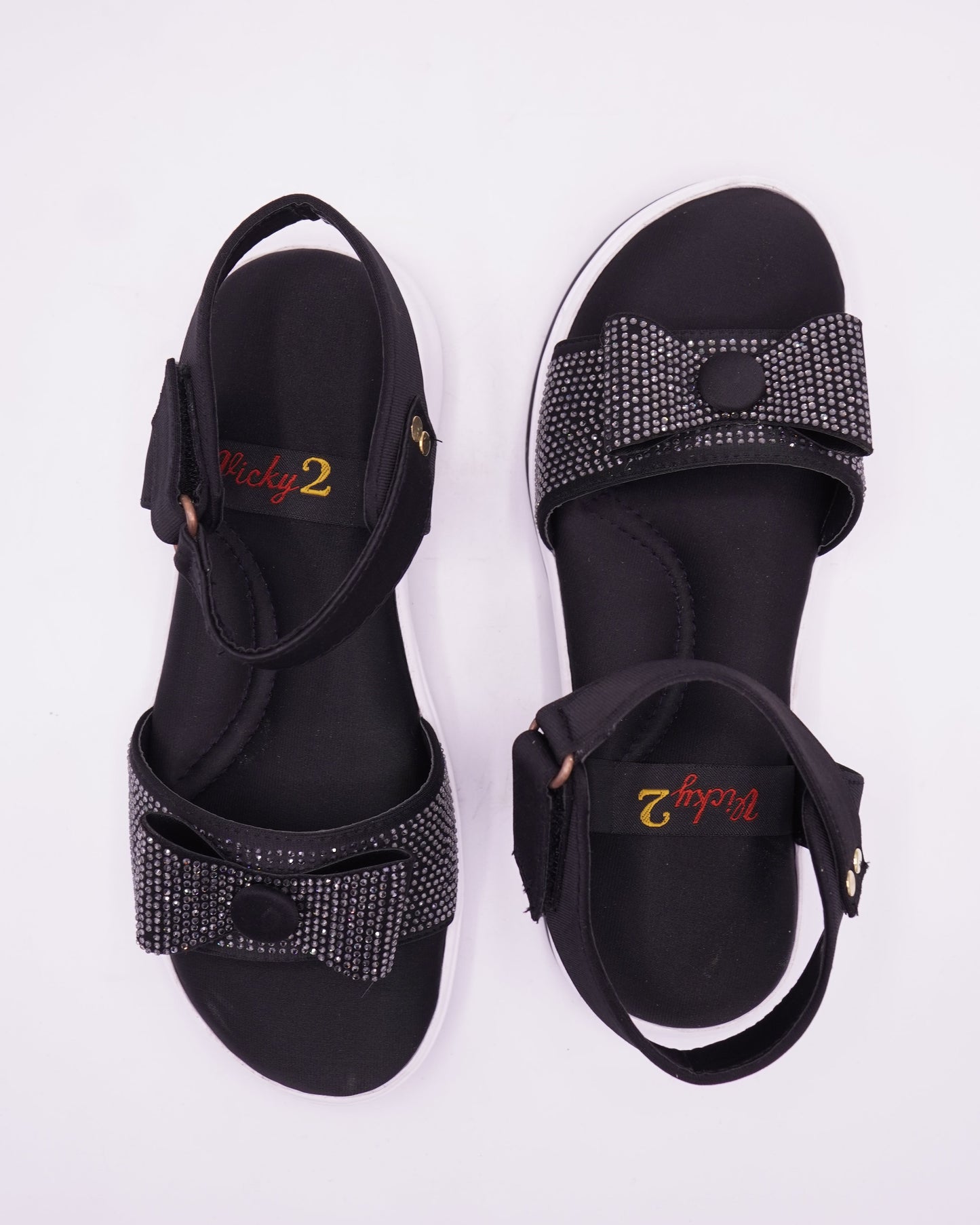 Glamorous Embellished Sport-Chic Sandals