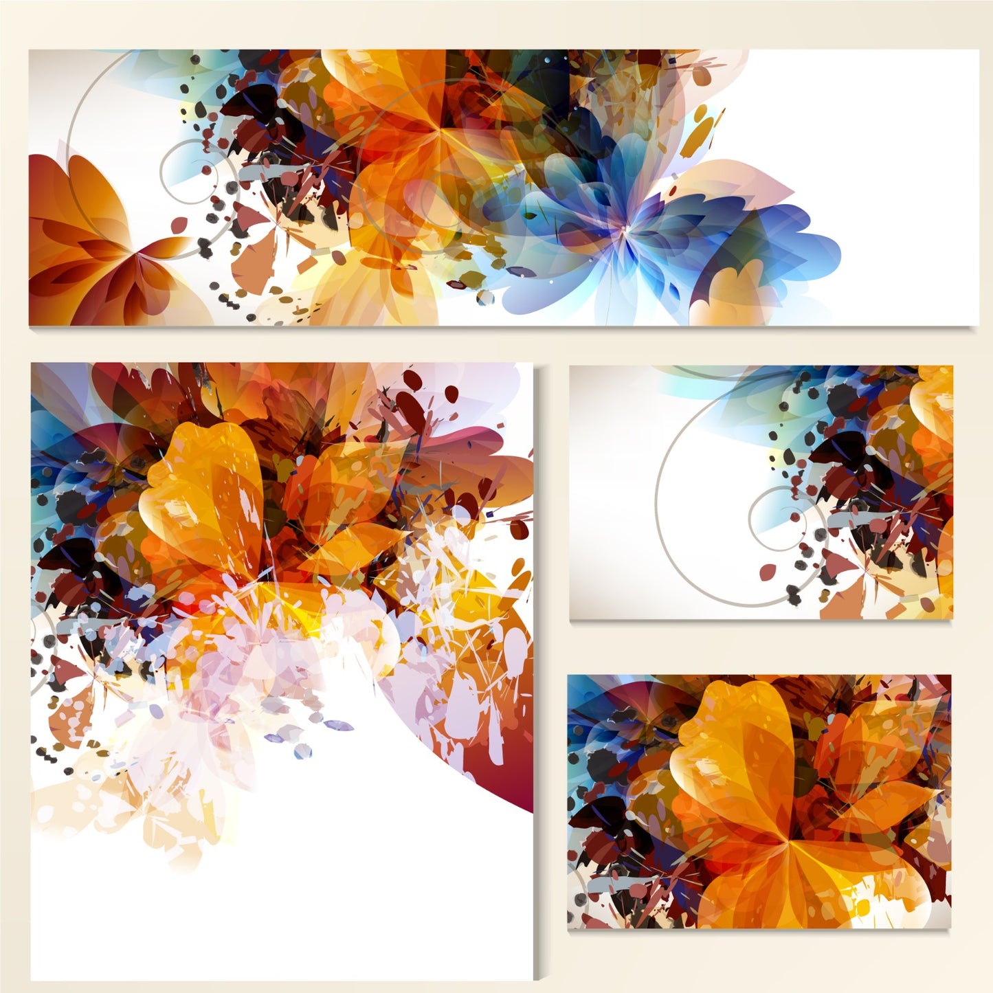 Vibrant Blooms: Abstract Floral Art