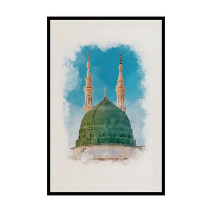 Modern Sacred Trilogy – Minimal Black & Gold Islamic Art Prints