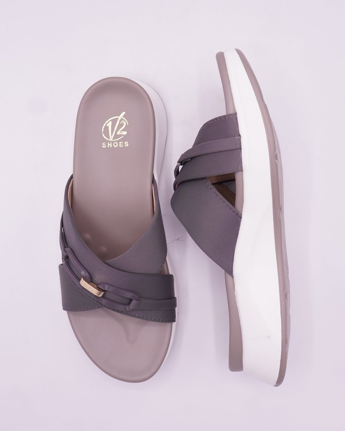 Elegant Criss-Cross Wedge Slides