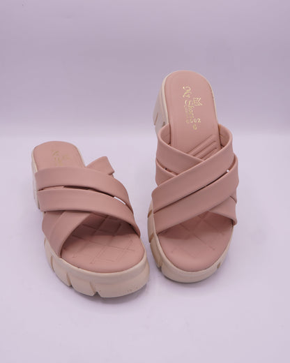 Chic Criss-Cross Platform Sandals