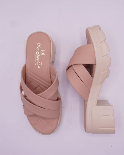 Chic Criss-Cross Platform Sandals