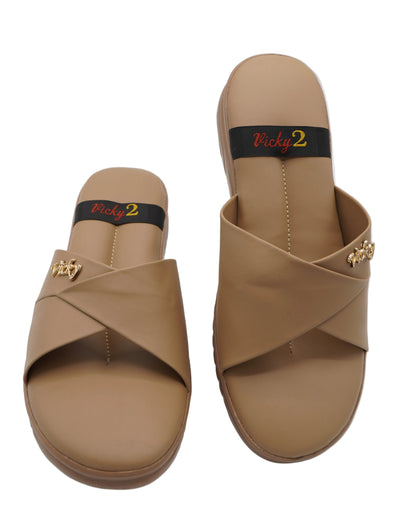 Chic Cross-Strap Comfort Wedges