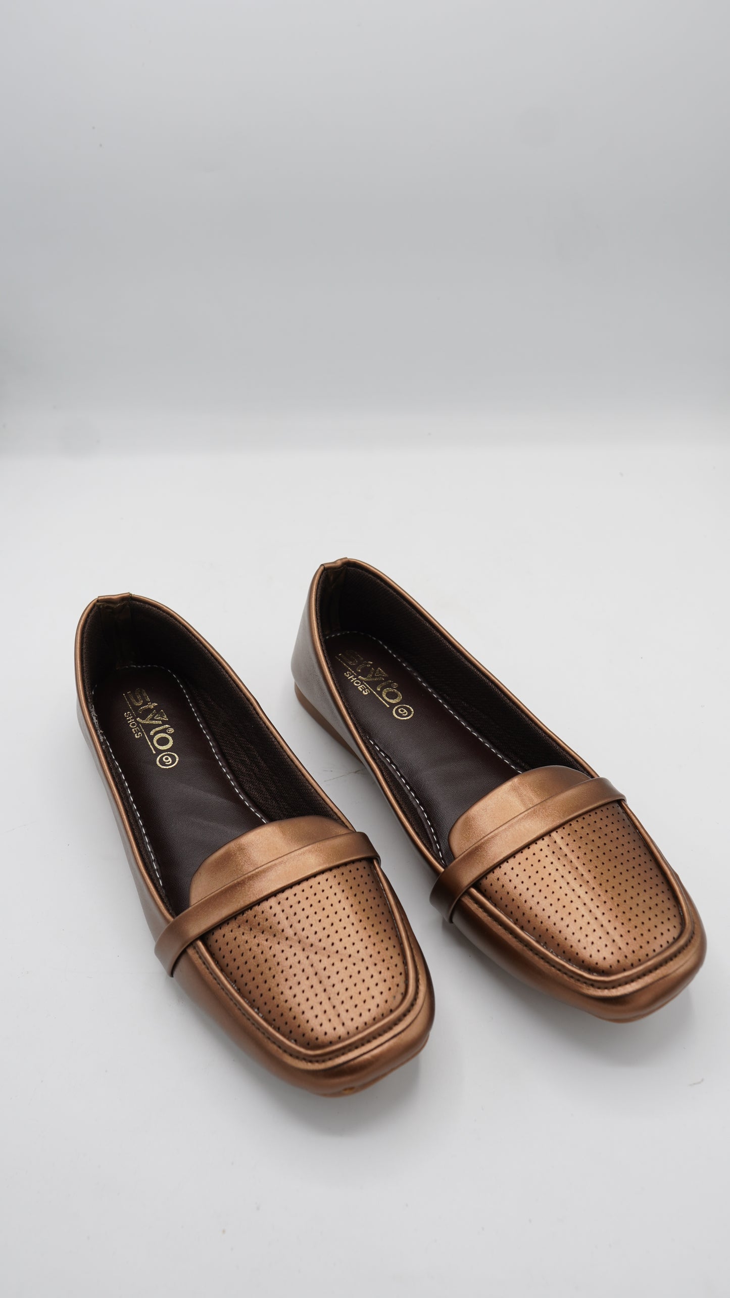 Metallic Bronze Pumps