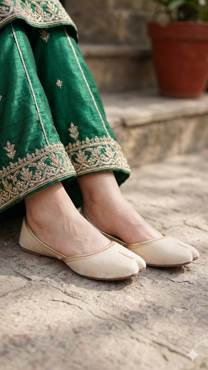Neutral Elegance Khussas