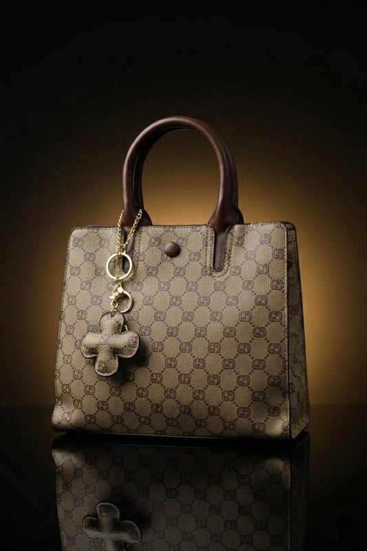 Luxury Monogram Mini Tote Bag – Timeless Elegance