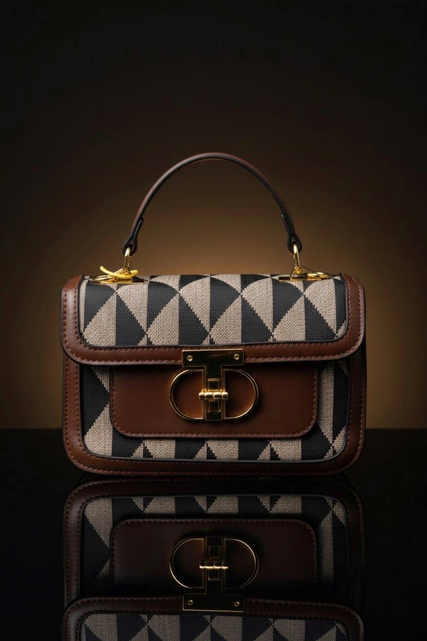 Timeless Elegance Structured Handbag