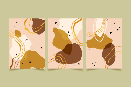 Earthy Harmony Triptych